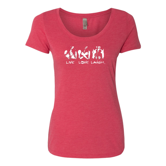Live Love Laugh ASLized Ladies Tee